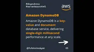 Serverless Data Store Service #aws #serverless #shorts