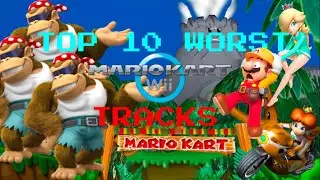Top 10 worst Mario kart wii tracks/Cat kart