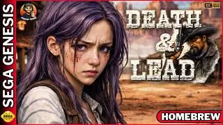 ✅ DEATH & LEAD ( SEGA GENESIS | MEGA DRIVE | 2025 ) 🔥 FULL GAME | HOMEBREW - 8K 60FPS 🔴