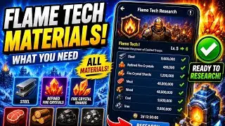 What Materials Are Required for Flame Tech Research? | Whiteout Survival Guide TUTORIAL   
