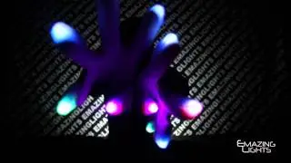 Team [e] OmNam - Back to Basics Glove Set Glove Light Show [EmazingLights.com]