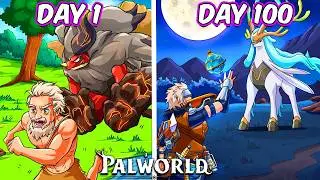 I Spent 100 Days In A PALWORLD RANDOMIZER Challenge! You Wont Believe What Happened....
