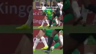 Afcon final 2025 Senegal beat Morocco 1-0, Afcon 2025 winners #afcon2025 #afcon2025final