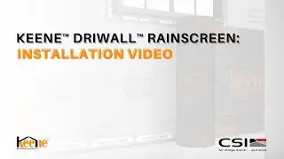 Keene&trade; Driwall&trade; Rainscreen: Installation Video