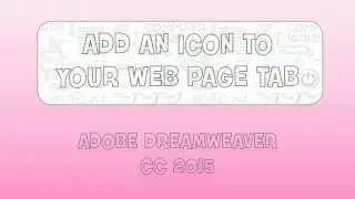 Add an ICON to your Web Page Tab