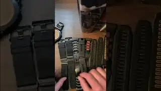 (Tactix7) Титановый браслет Garmin Quickfit 26 с вентиляцией. Распаковка. А также обзор моей коллекции браслетов.