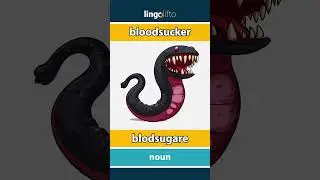 🇬🇧🇸🇪 bloodsucker - blodsugare : learn English : l&aring;t oss l&auml;ra oss engelska : vocabulary builder