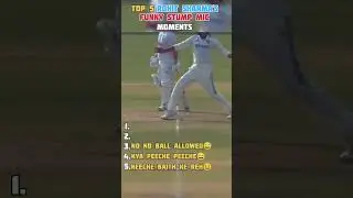 Top 5 Rohit Sharma funny stump Mic 😂☠️#top5 #cricket #cricketlover #rohitsharma #stumpmic