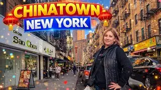 Chinatown NYC. Прогулка по Чайнатауну Нью Йорка.  