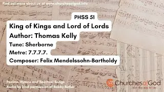 PHSS 51: King of Kings and Lord of Lords (SHERBORNE - Organ)