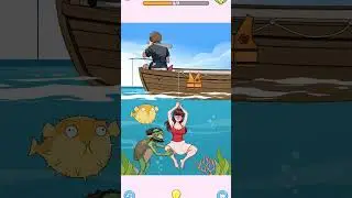 pull her up before the monster gets her🧟&zwj;♂️👩(level 69) #games #brainy  #brainyprankster #viral