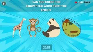 Emoji Quiz Challenge - Can You Guess the Encrypted Word?
