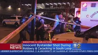 Bystander Shot In Robbery Attempt During South Loop Carjacking