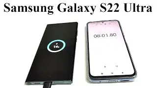 Samsung Galaxy S22 Ultra - Battery Charging Speed Test