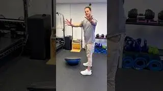 Looking for a move to improve core strength and your baseball swing? Try this move on a bosu ball!