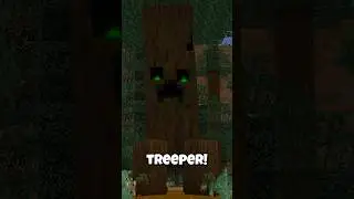 TREE Creeper in Minecraft #shorts #minecraft
