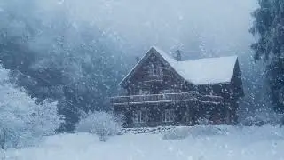 Howling Wind In The Winter Forest For Deep Sleep And Relaxation On A Cold And Peaceful Night