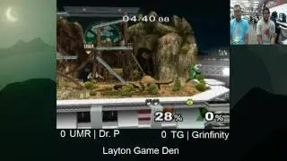 Layton Game Den LF:  Dr.Phantasma (Marth, Ganon) vs. Grinfinity (Sheik, IC's)