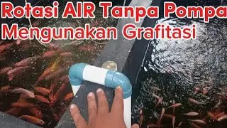 Sirkulasi Air Tanpa Pompa!! Memanfaatkan gaya grafitasi Alam