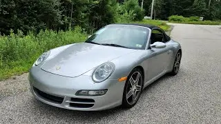 2008 Porsche 911 Carrera S Cabriolet 997.1 Manual POV Test Drive/Review