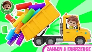 Z&auml;hlen mit Freude 🚚 | Zahlen lernen mit Getreidewagen 🎵 TierSing &ndash; Kinderlieder & Lernlieder