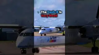 Is Dash 8 very small? 🤔 #aviation