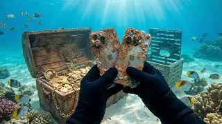Underwater Treasure Hunt!  Found an OLD Rusty iPhone 17 Deep in the Ocean