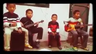 Let her go Cover by Four Nepali super kids sings
