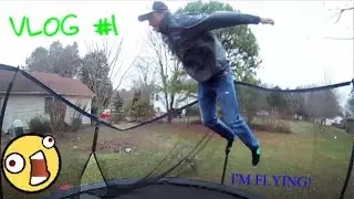 CRAZY ARCADE & TRAMP PARK-  FIRST VLOG!