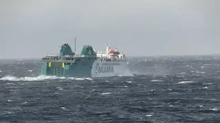 Así se cruza el Estrecho con la alerta por 'Herminia'