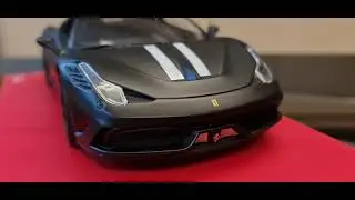 Ferrari 458 Speciale (Black) Bburago Signature Series 1:18 Scale - Unboxing