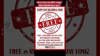 RSD 2024 / HAPPY 420 4/20/24 10am-7pm! #rsd2024 #happy420 #vinyl