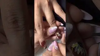 Sunflower nails #nailart #nailarttutorial @Bhoomipatelvlogs