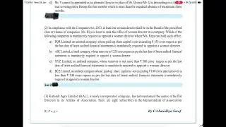 SPOM  Set A-Corporate and economics laws MCQ (Q1,Q2,Q3)