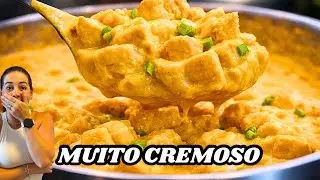 Quase NINGUÉM faz Frango com Creme de Cebola Assim (Muito Cremoso)