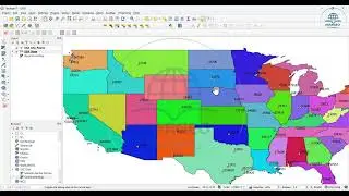 Map Features Labeling Q-GIS Software