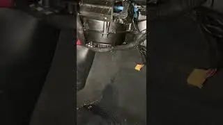 Leak of water in passenger footwell