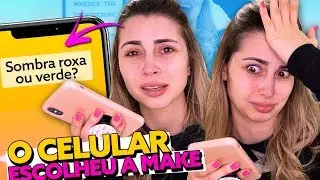 A SIRI ESCOLHEU TODA MINHA MAQUIAGEM - DEU RUIM? 🤦🏼‍♀️