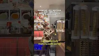 Darmowe lody matcha soft serve do dań w restauracji w Warszawie #warszawa #restauracja #zadarmo