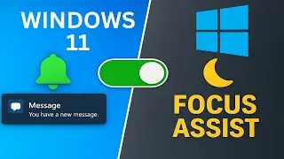 Enable or Disable Notifications & Focus Assist in Windows 11 | Step-by-Step Guide