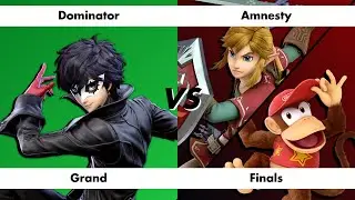 Dominator (Joker) vs Amnesty (Link, Diddy Kong) - ROK Esports Smash Ultimate #114 Grand Final