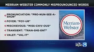 Merriam-Webster lists commonly mispronounced words