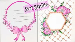 Floral design | front/cover page design | project design | assignment/Notebook design by art studio