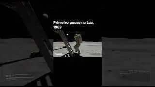 Primeiro pouso do homem na Lua, mas &eacute; um Jogo de Videogame