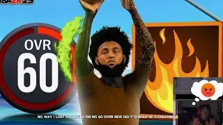 PULLING UP ON A STREAMER LIVE TROLLING ON A NEW 60 OVR 7’0 ISO BUILD META THAT I MADE😈 *MUST WATCH*😱