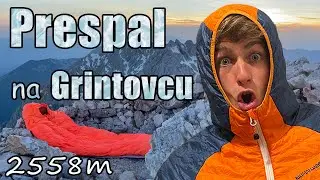 PRESPAL NA VRHU GRINTOVCA -  2558m