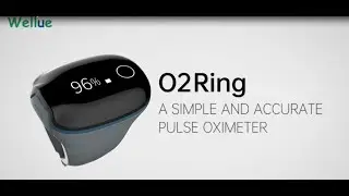 Wellue O2Ring Continuous Oxygen Monitor --Track Oxygen Level and Heart Rate Overnight