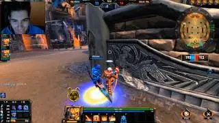 Smite - Double Ra Snipe To The Base - MOTD