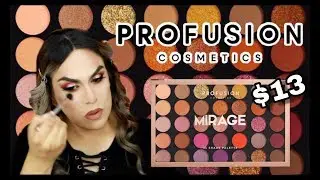 PROFUSION MIRAGE PALETTE MAKEUP TUTORIAL