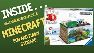 Ravensburger 3D Puzzle Minecraft Fun and Funky Storage | Inside #529